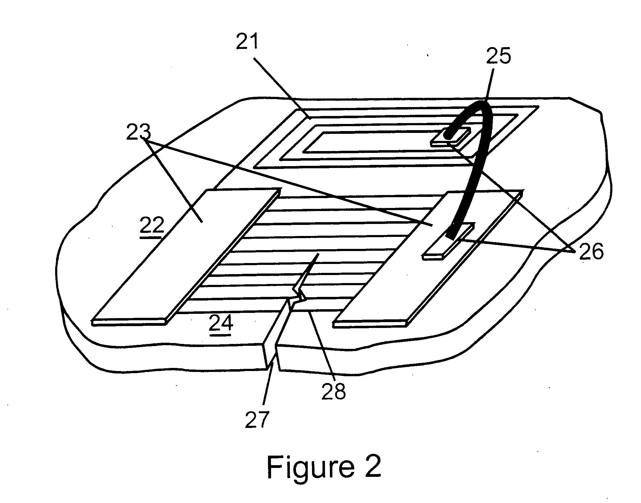 Non-contacting crack sensor