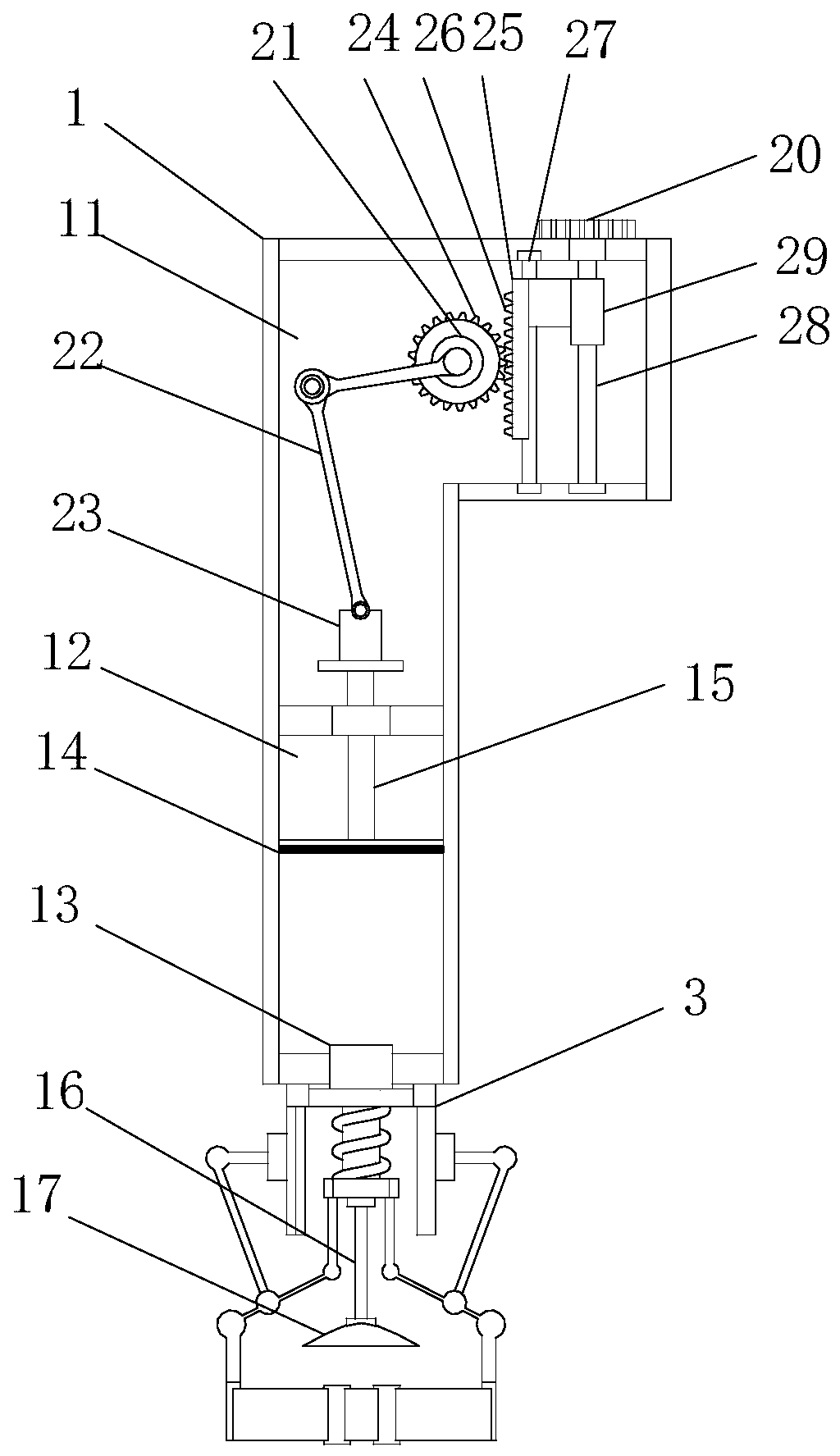 Multi-angle adjusting type micro-adjustment drug delivery device for medical oncology