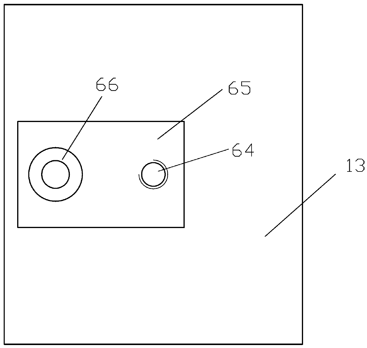 A deep hole drilling machine