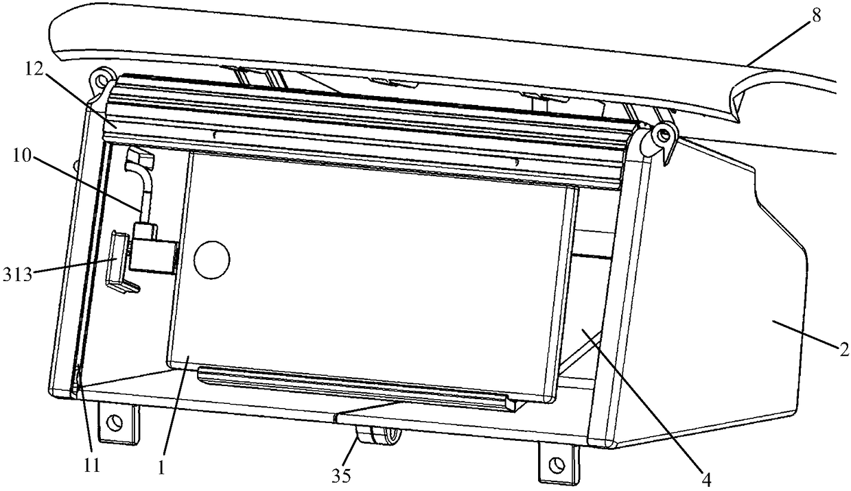 Device for fixing and monitoring vehicle-mounted mobile phone