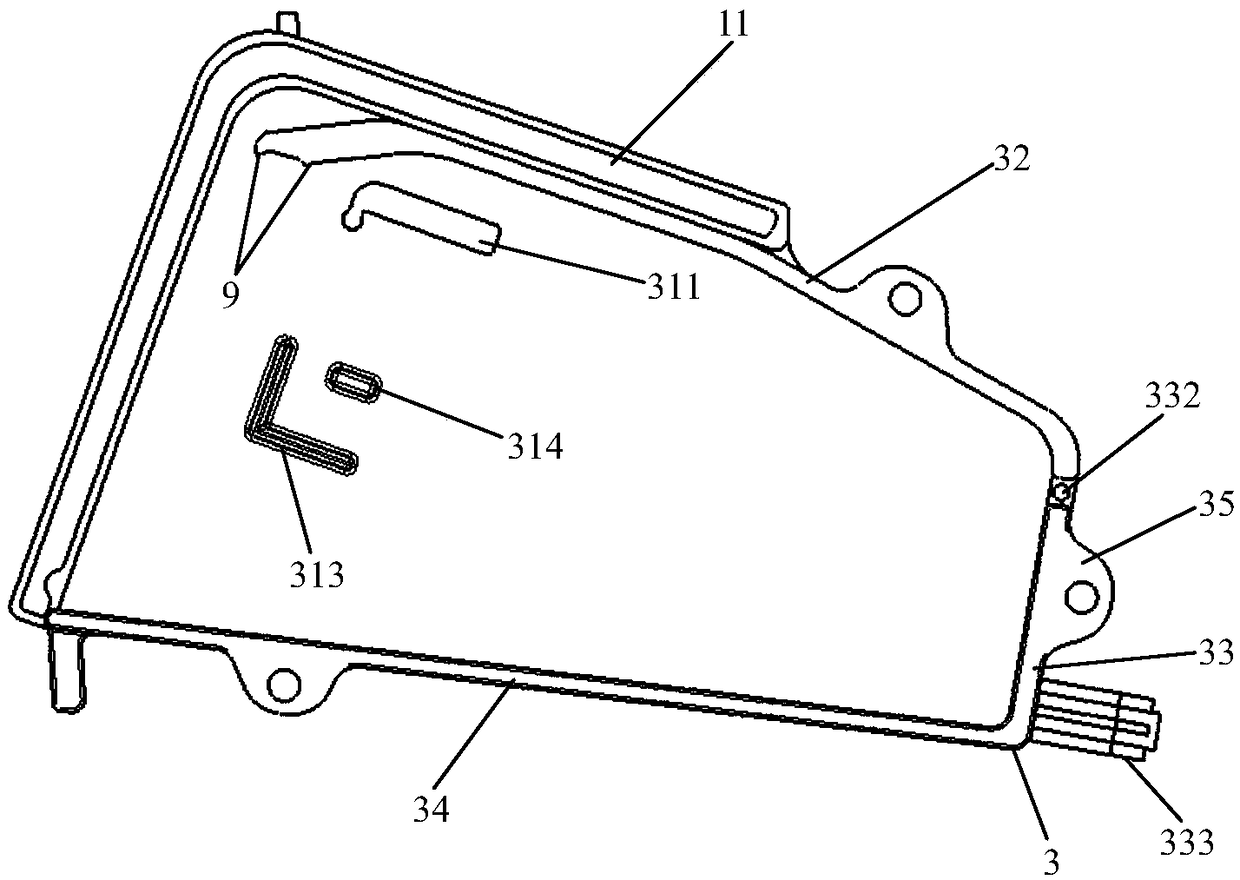 Device for fixing and monitoring vehicle-mounted mobile phone