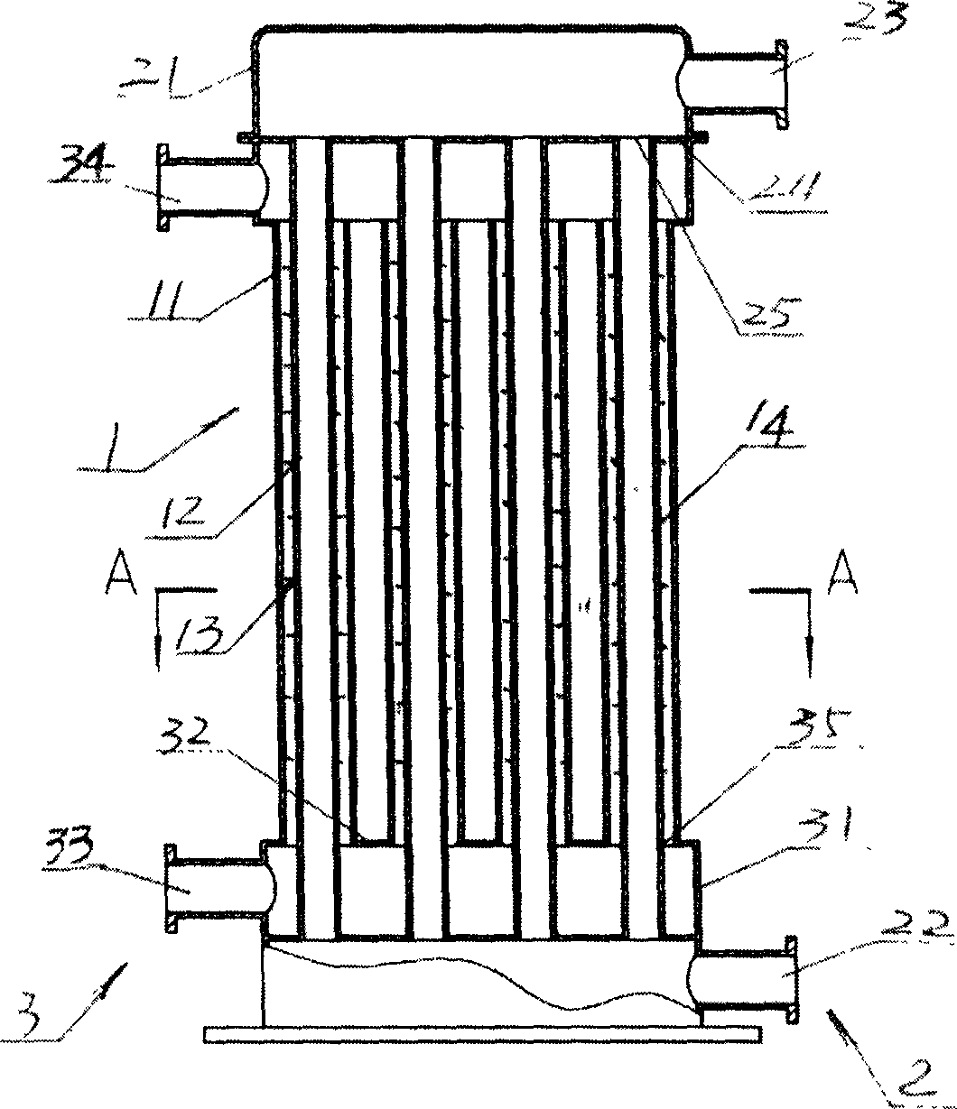 Pipe heat exchanger