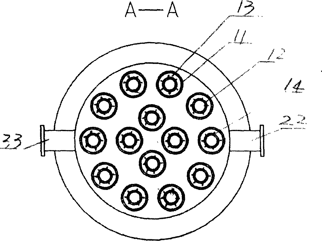 Pipe heat exchanger