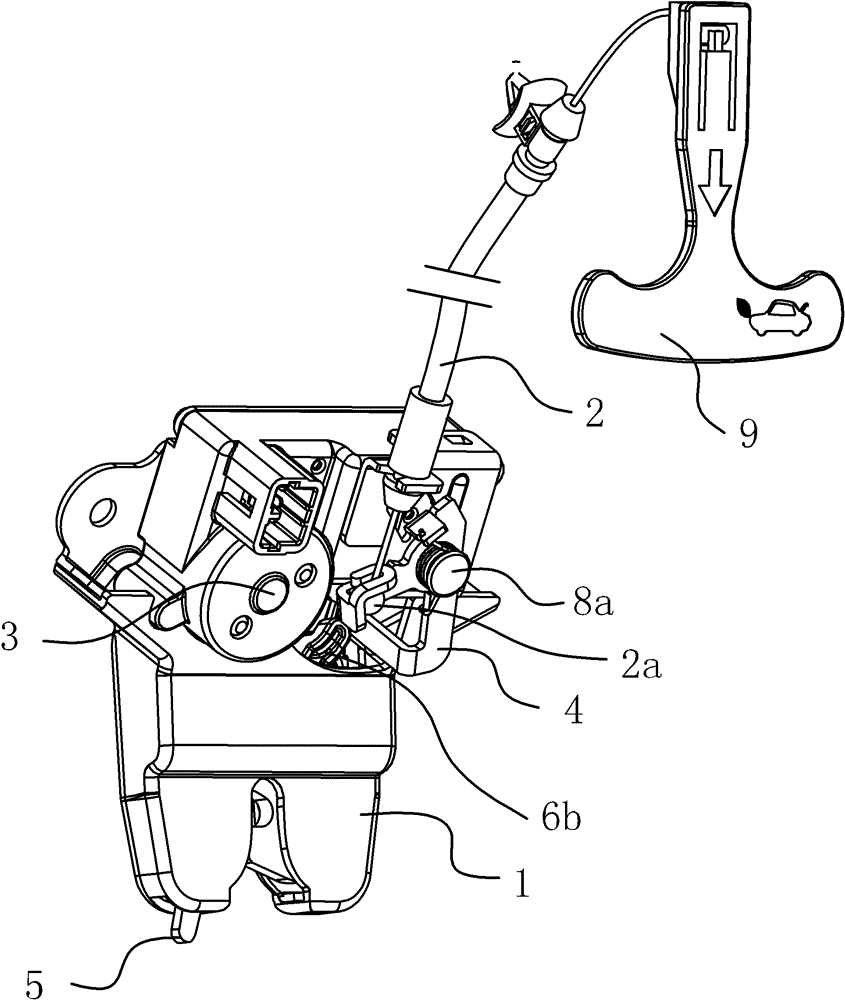 Trunk lock of automobile