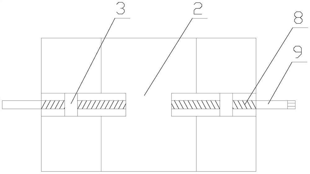 Single crystal silicon rod clamping device with good clamping effect