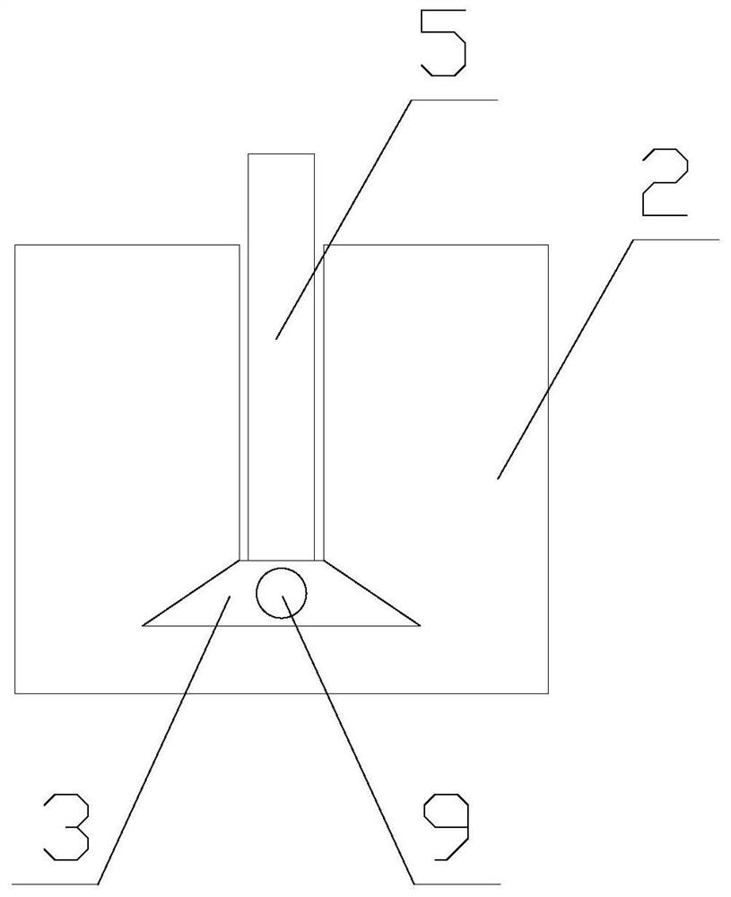 Single crystal silicon rod clamping device with good clamping effect