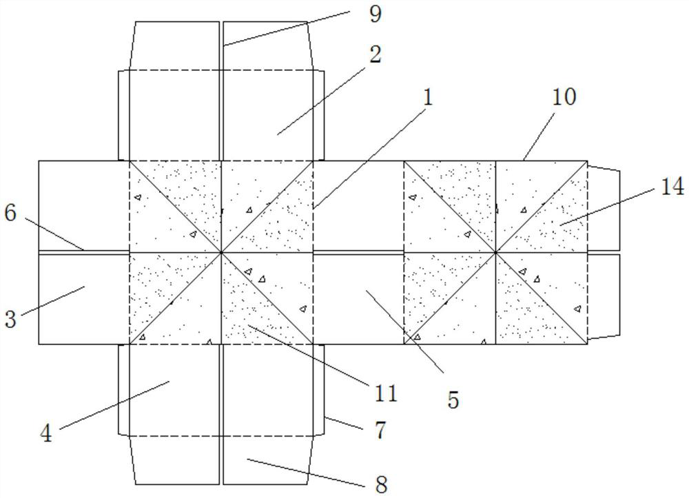 Corrugated carton with anti-deformation function for production and packaging