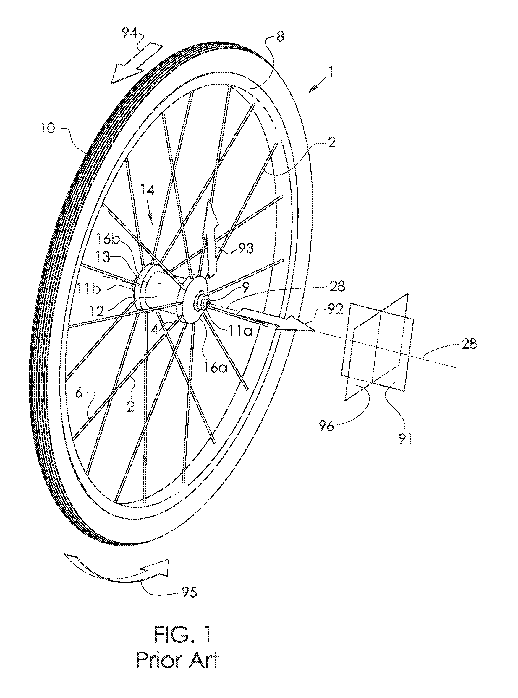 Handle assembly for an axle