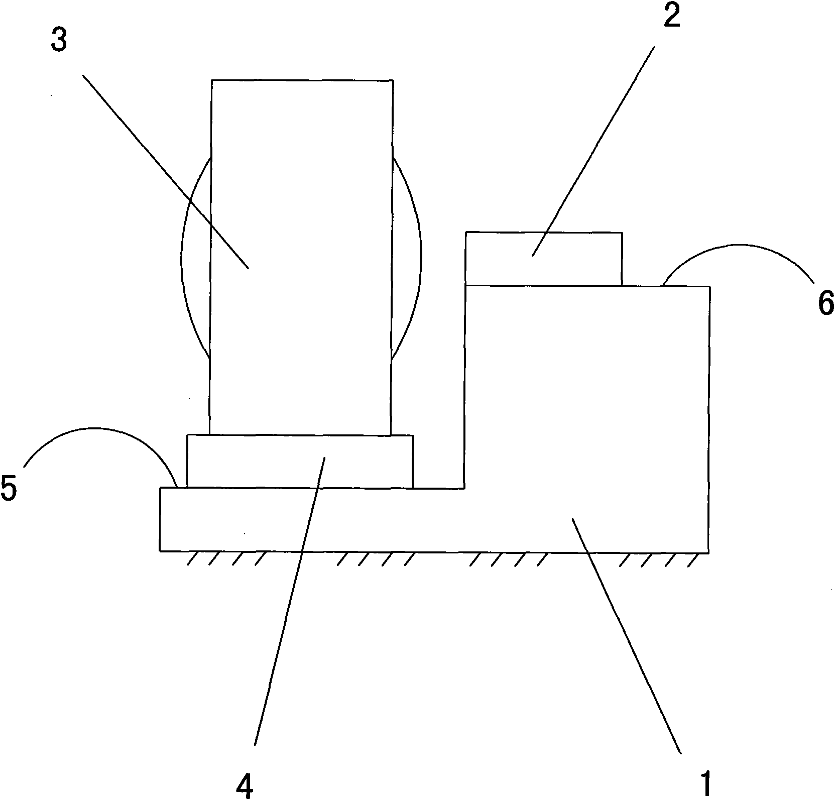 Three-dimensional fixing method of micro-naked coupling lens