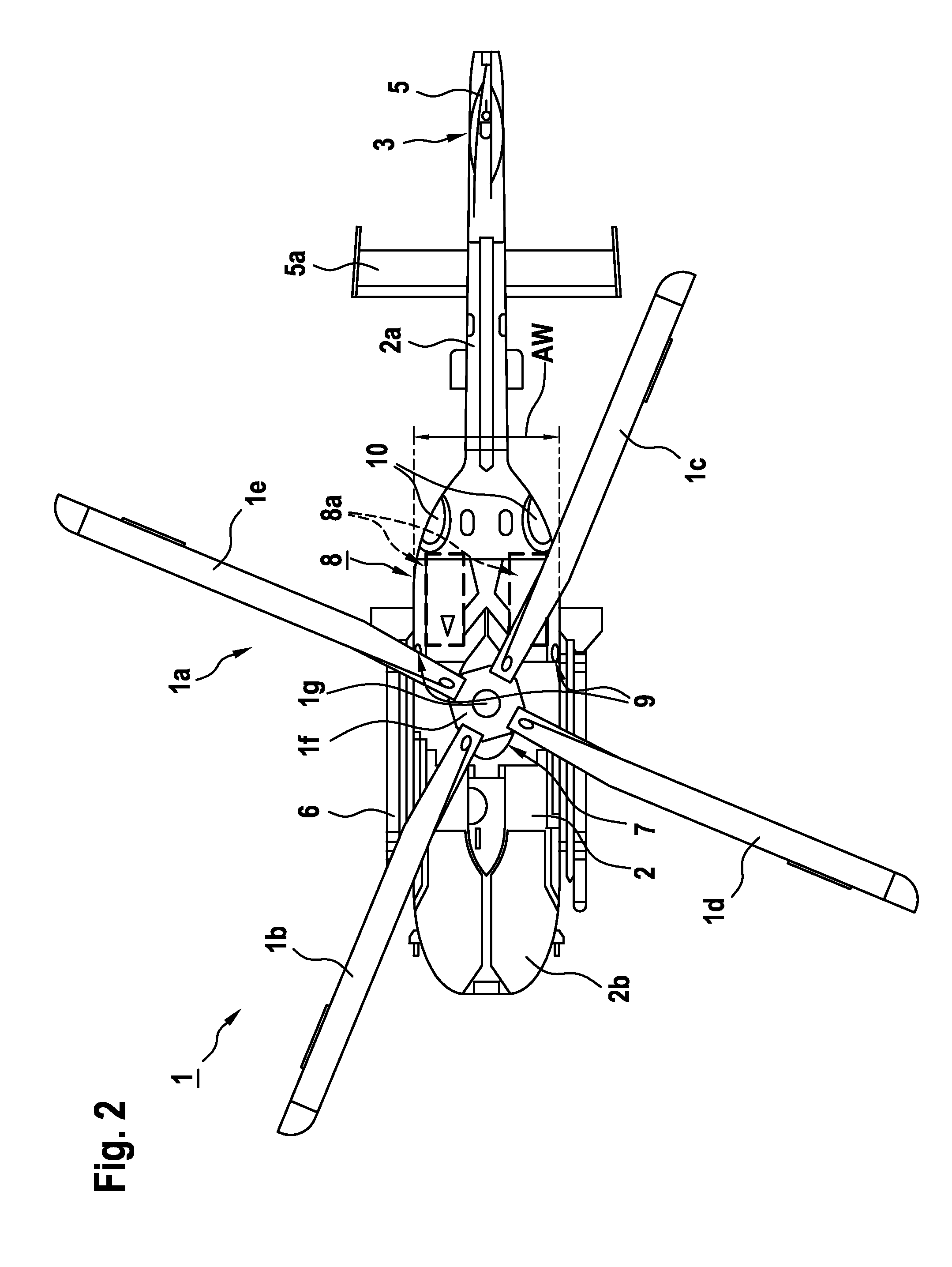 Aircraft with an air intake for an air breathing propulsion engine