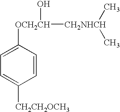 Method to prepare microparticles metoprolol that contain