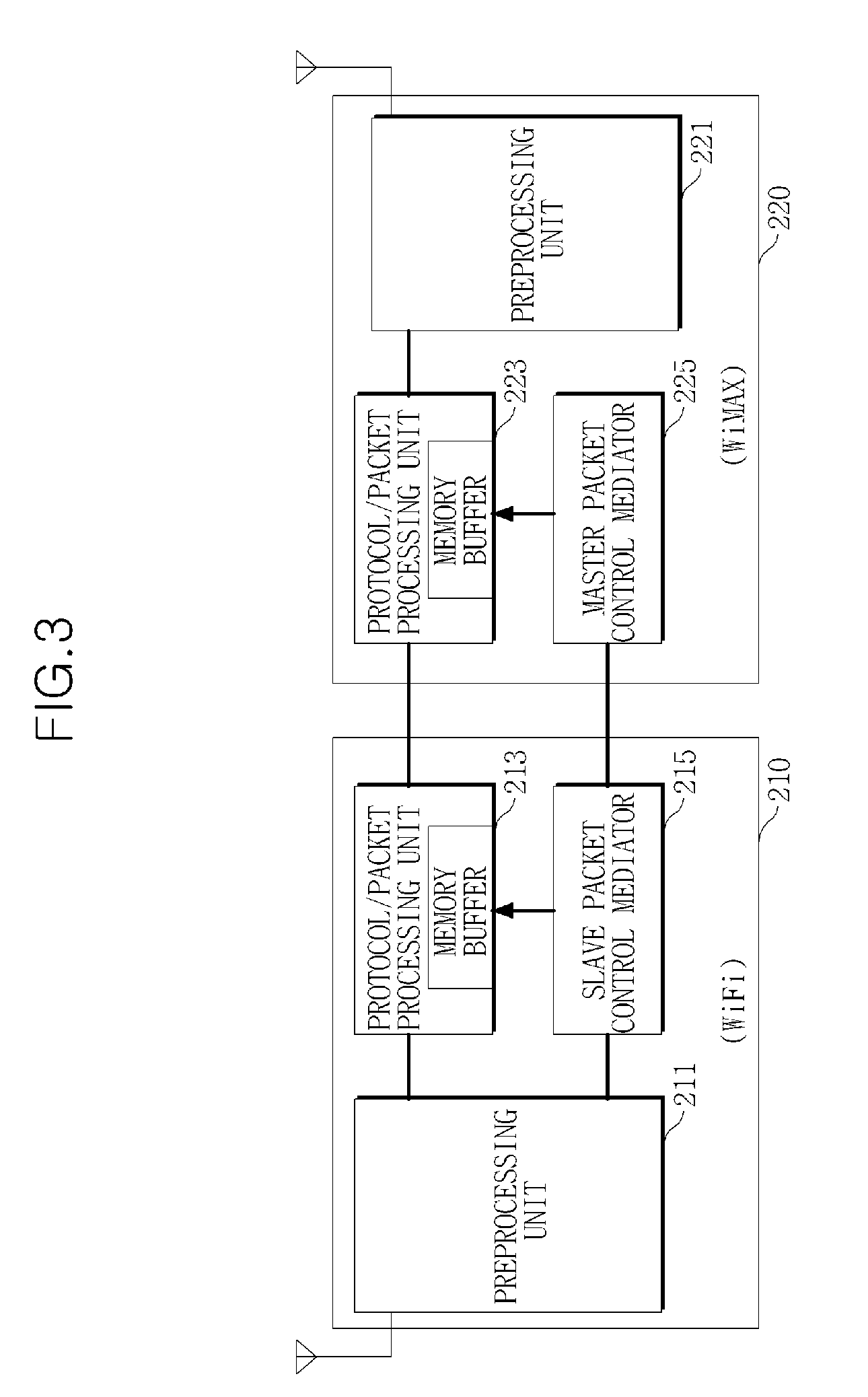 Wireless internet connection repeater without signal interference