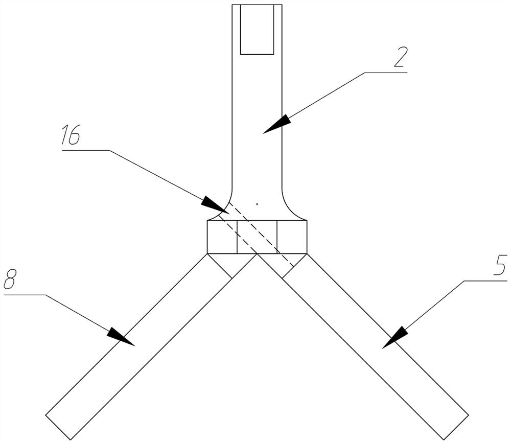 Loading device and loading method for dynamic biaxial compression of solid propellant