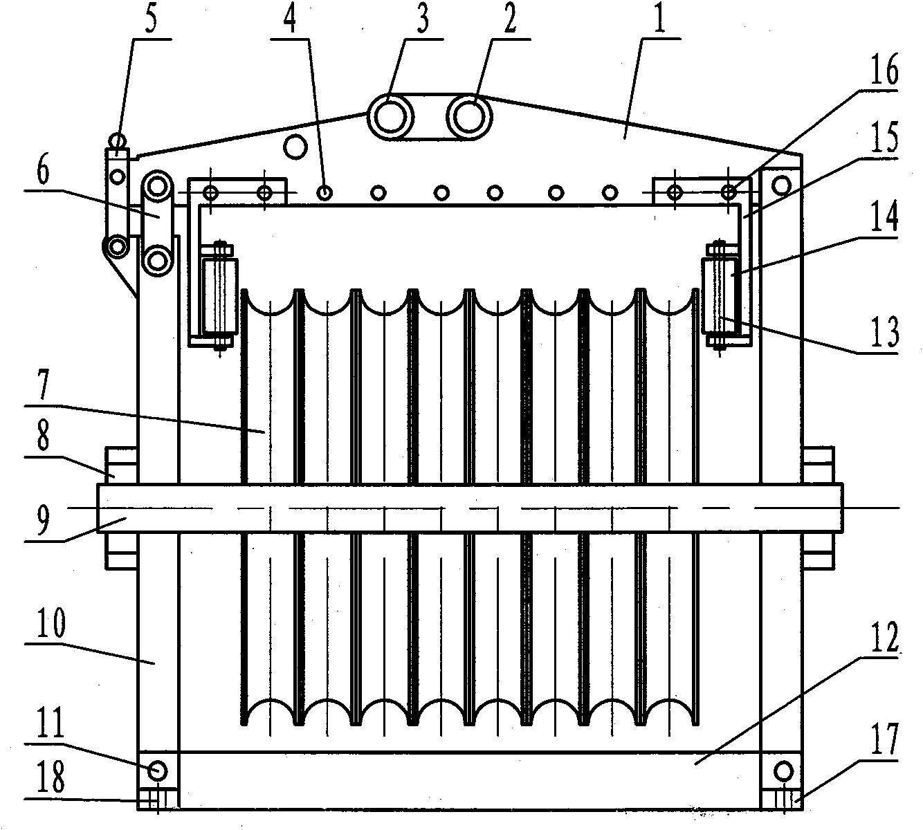 General combined type stringing pulley