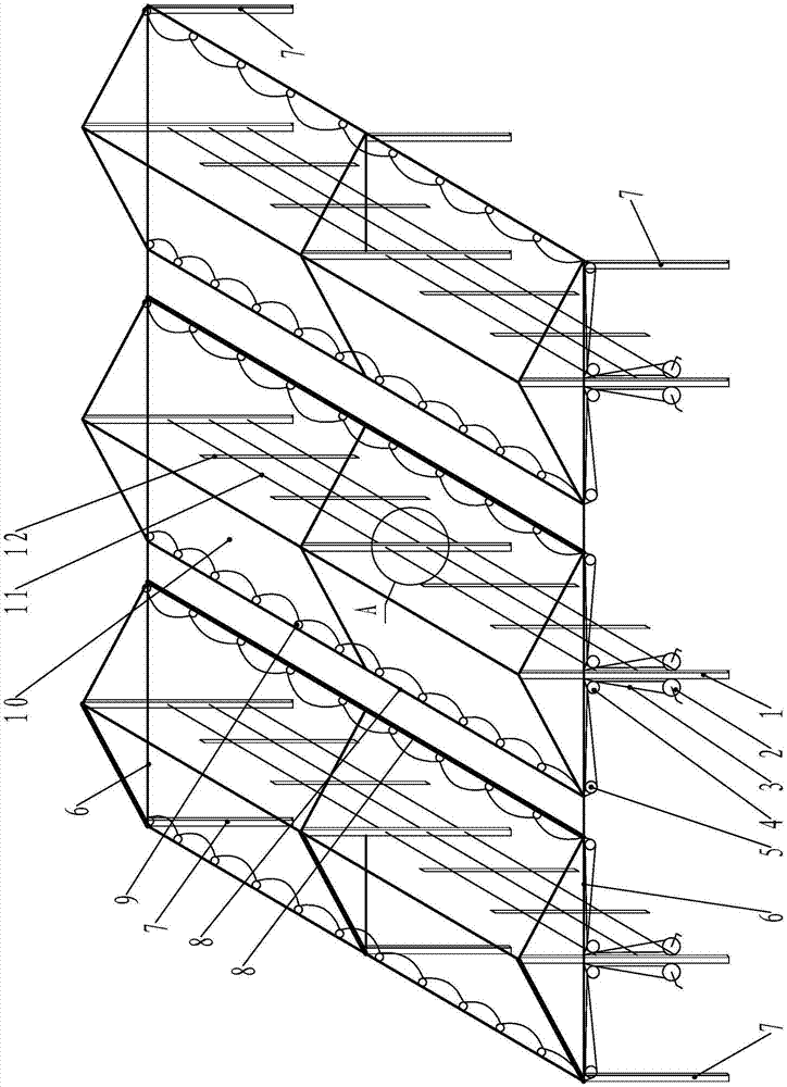 Multi-functional hail prevention net frame