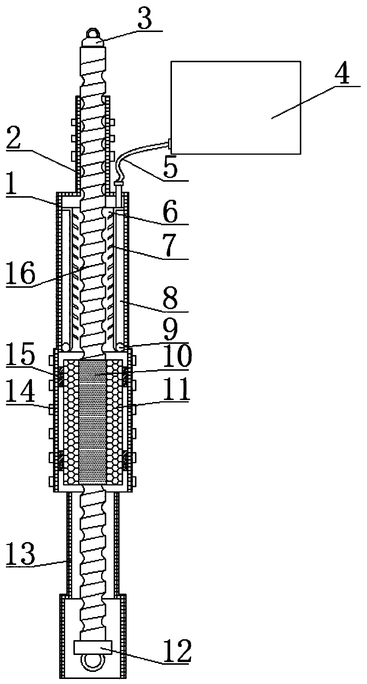 Pumping well under-pump injection agent mixing device