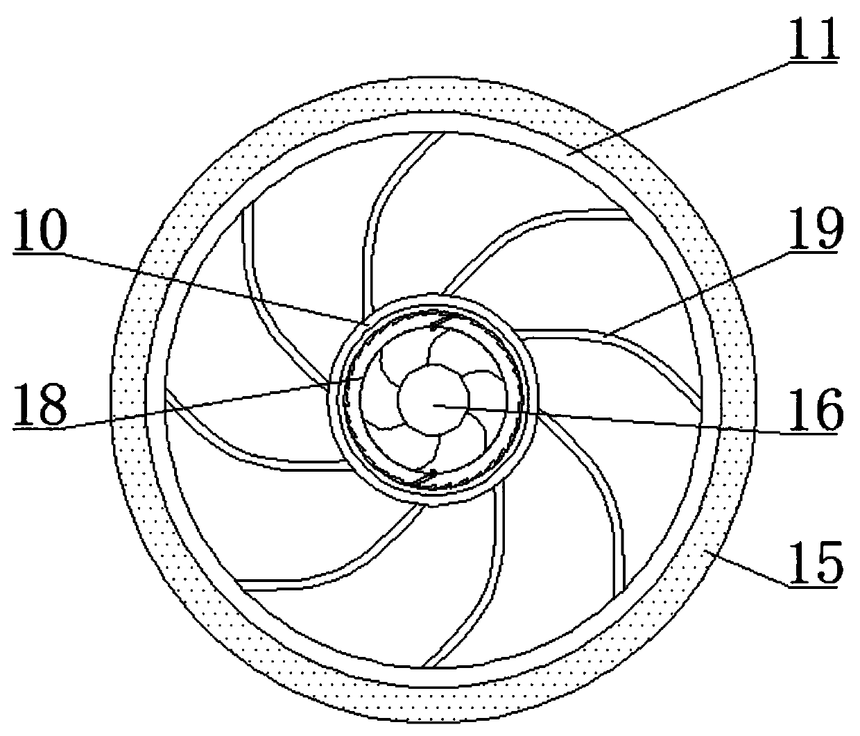 Pumping well under-pump injection agent mixing device