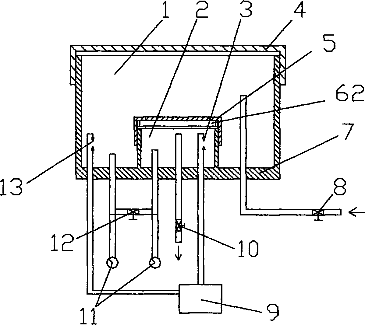 Equipment for small scale booster test