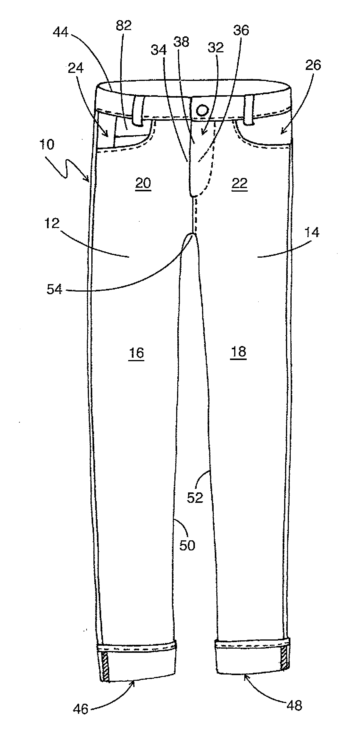 Methods for producing and merchandising a custom fit pant and custom fit pants