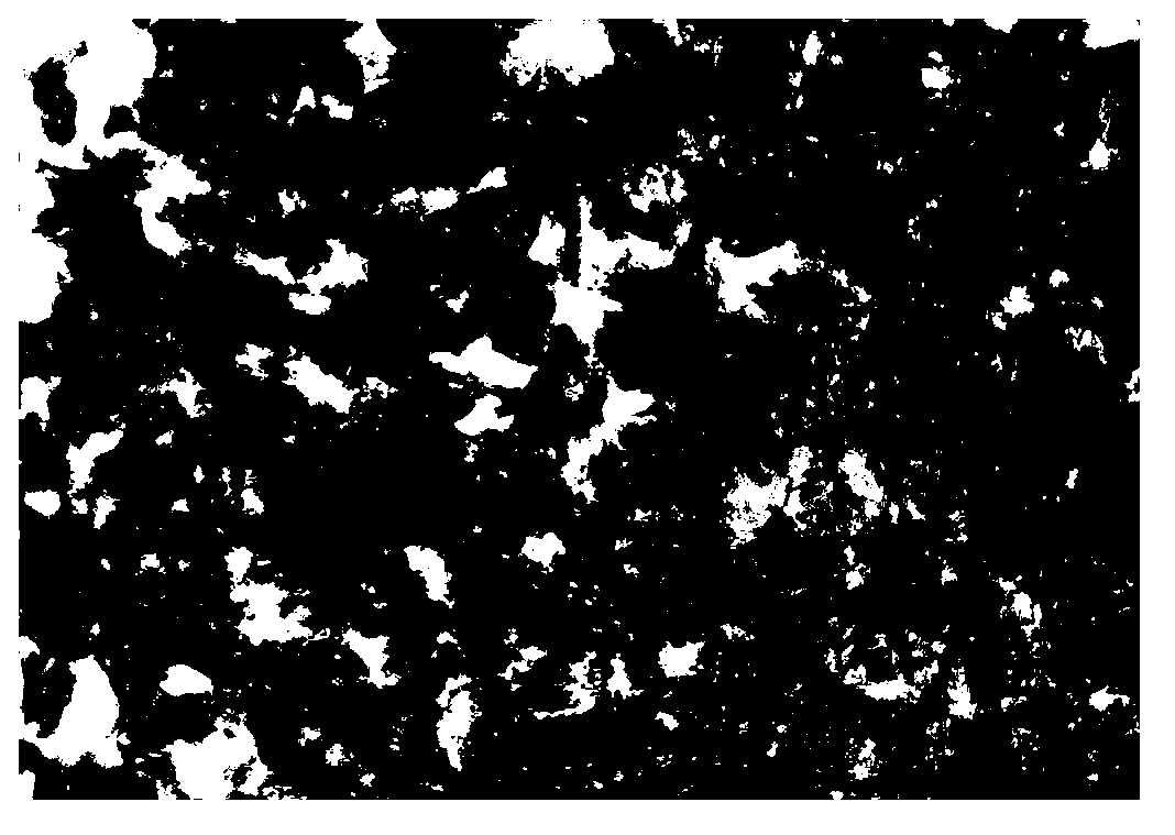 One-time sintered cobalt blue frit dry particles and preparation method thereof