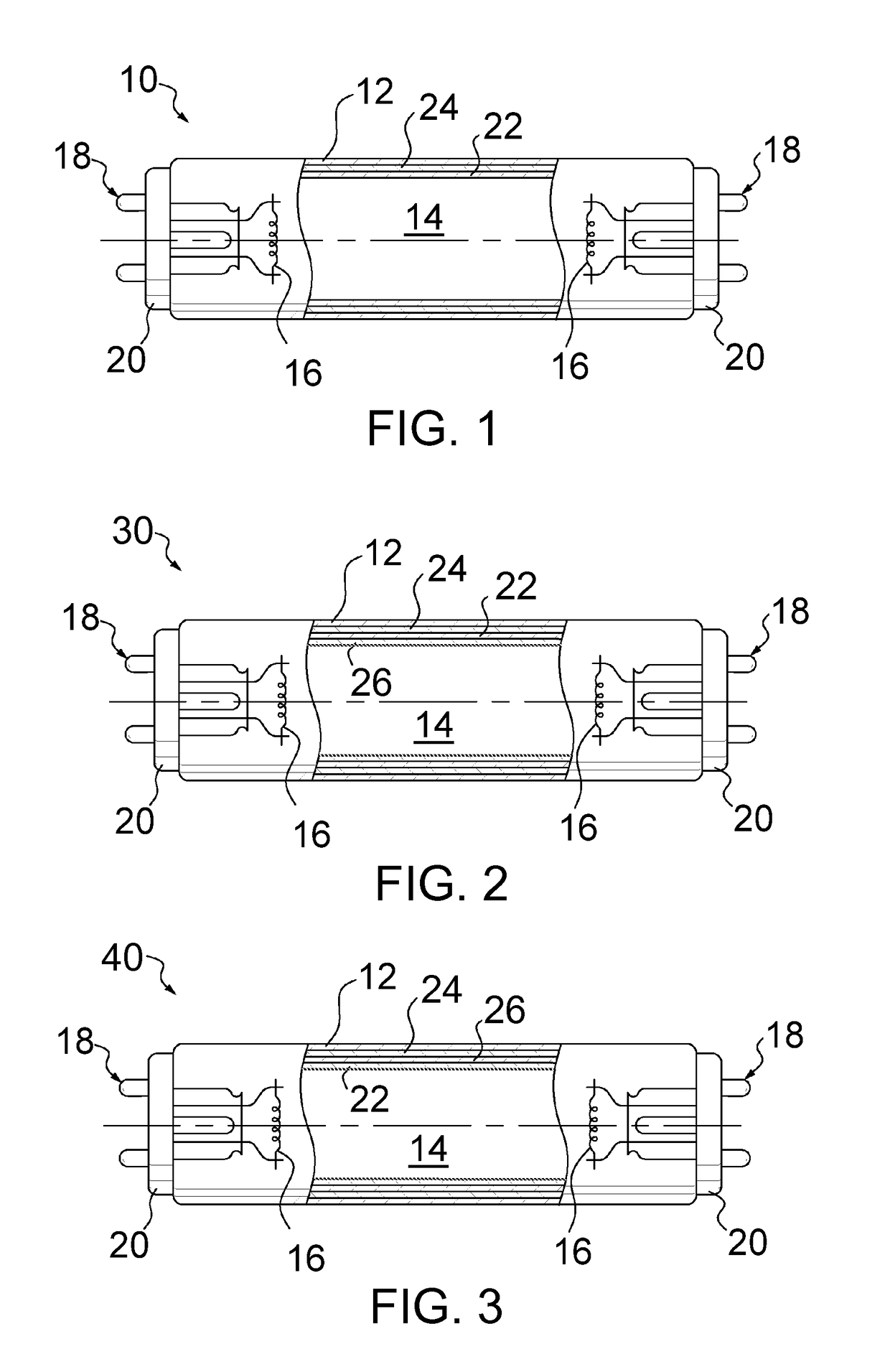 Phosphor-containing coating systems and fluorescent lamps equipped therewith