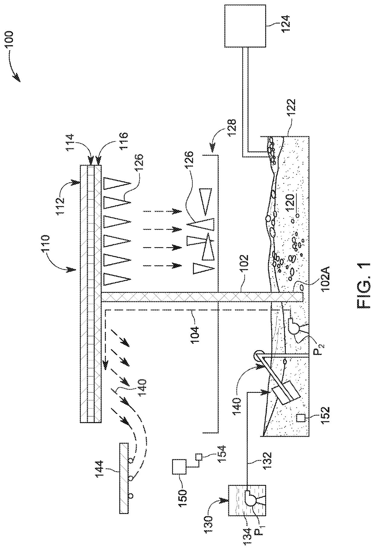 Method and device for continuous salt extraction from brine