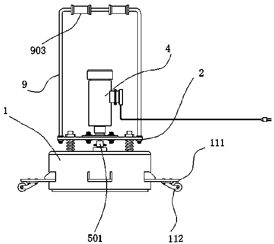 Building ground polishing device