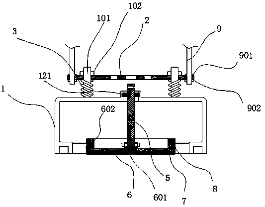 Building ground polishing device