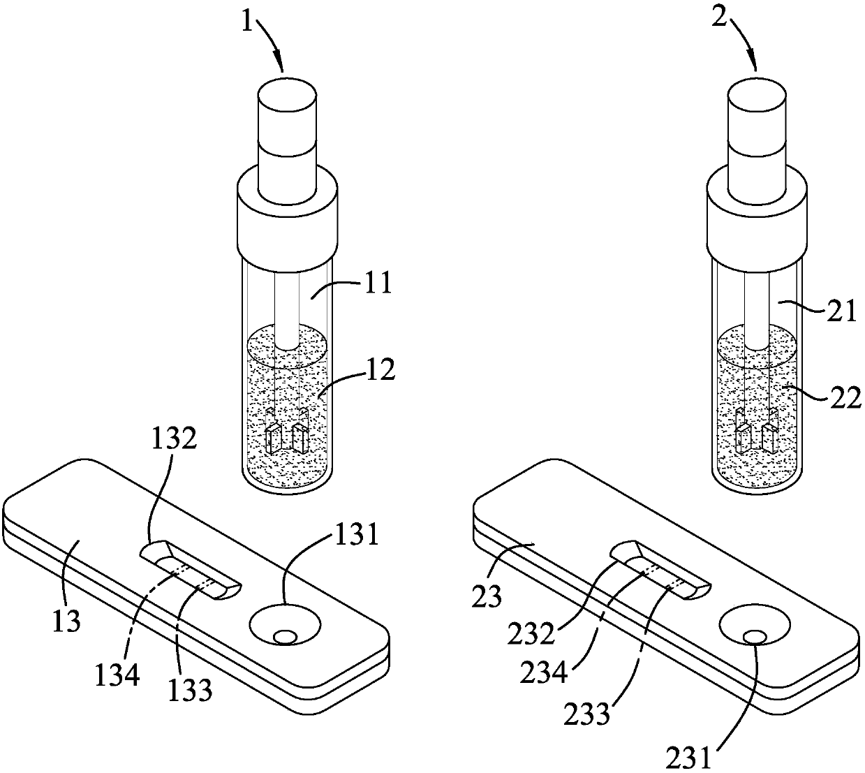 Upper and lower digestive tract cancer screening testing kit and sampling method