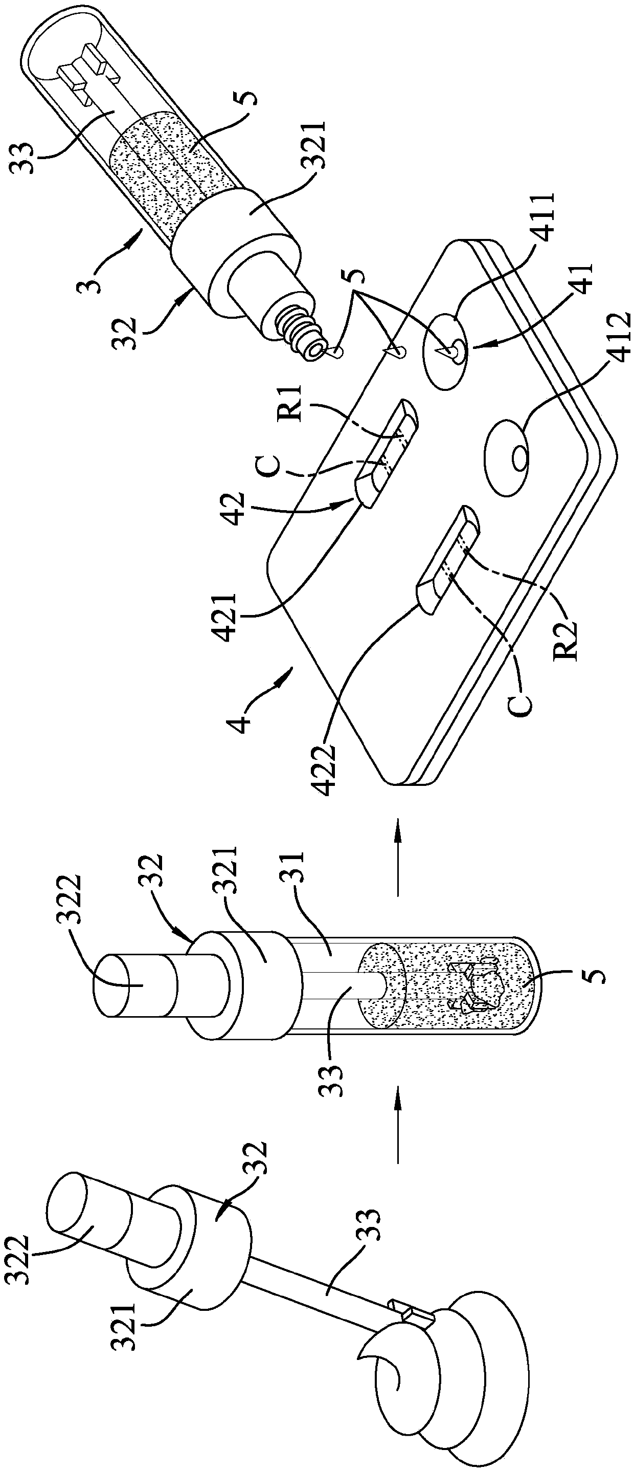 Upper and lower digestive tract cancer screening testing kit and sampling method