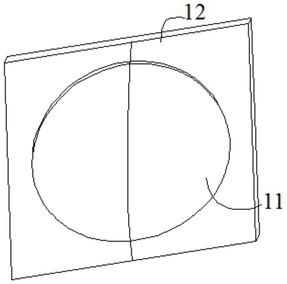 Reflector antenna assembly with flat-top directional diagram