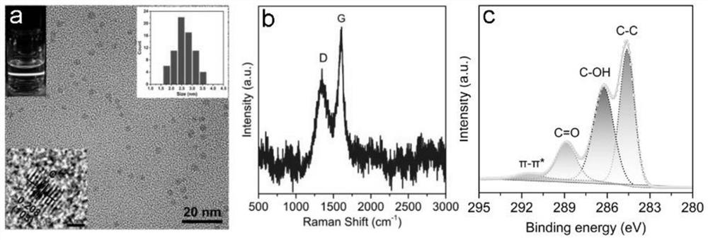 Hydroxyl functionalized carbon dot modified bismuth vanadate film, and preparation method and application thereof