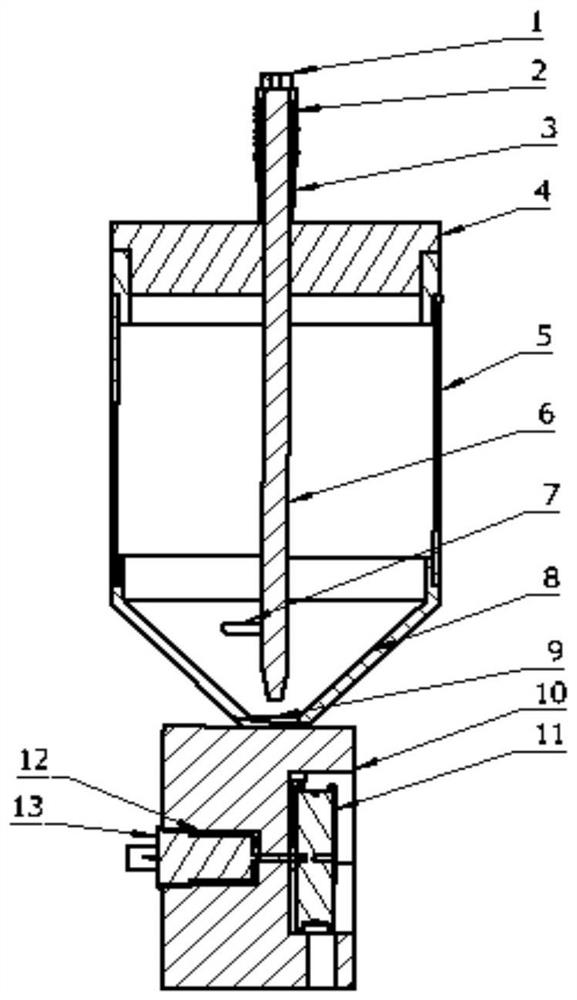 Rotary ultrasonic vibration gas current-carrying powder feeder and electric arc additive system