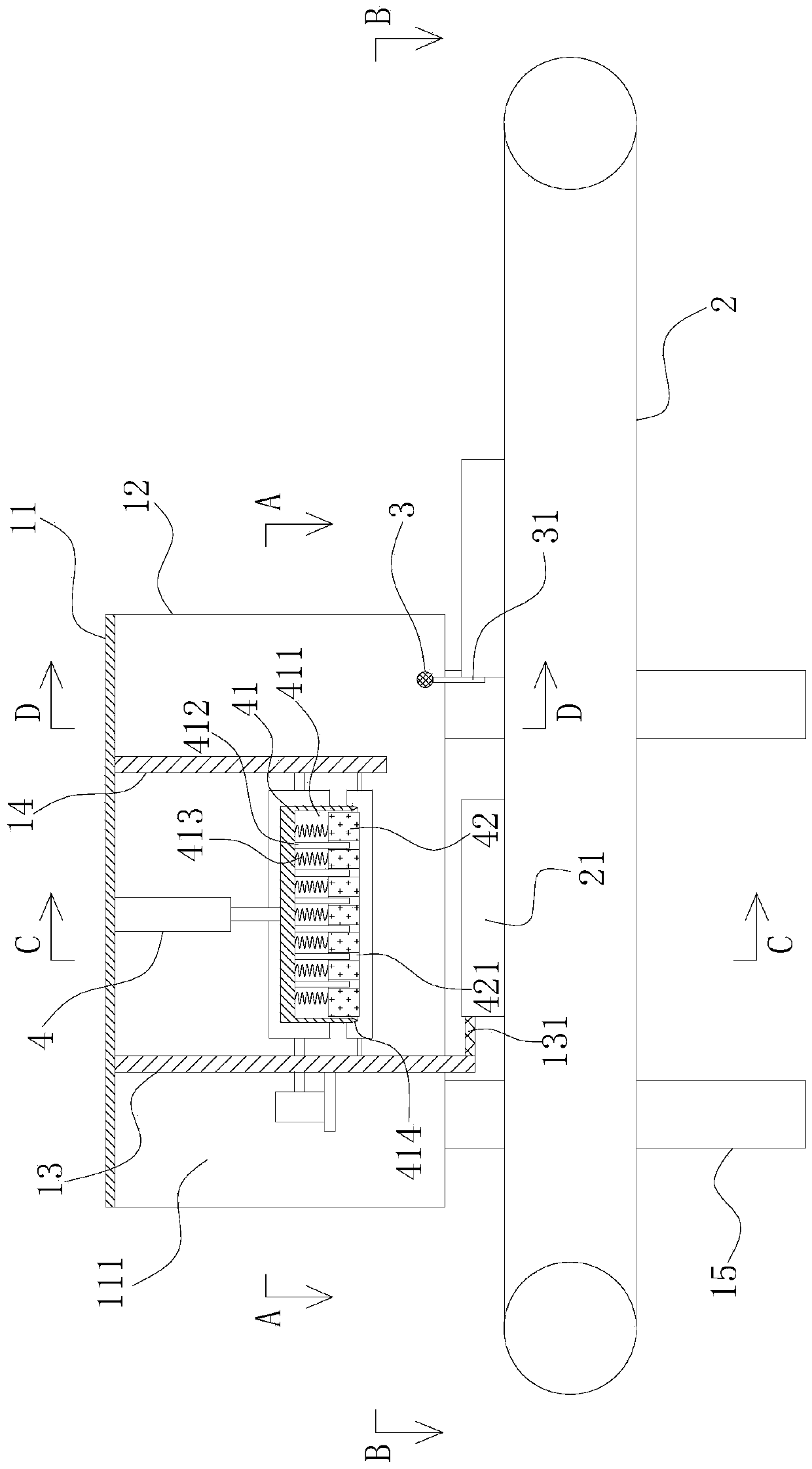 Transfer film pasting device for jointed board