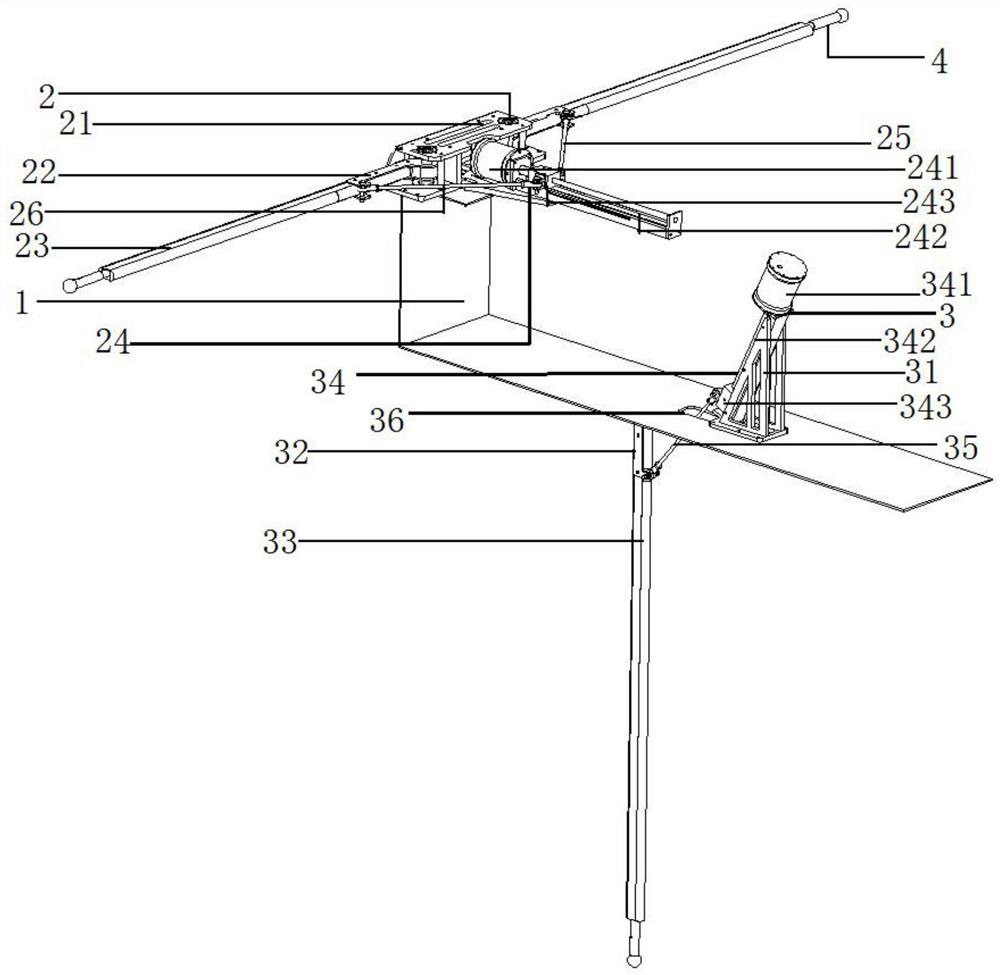 A submersible extended wing for mounting acoustic sensors