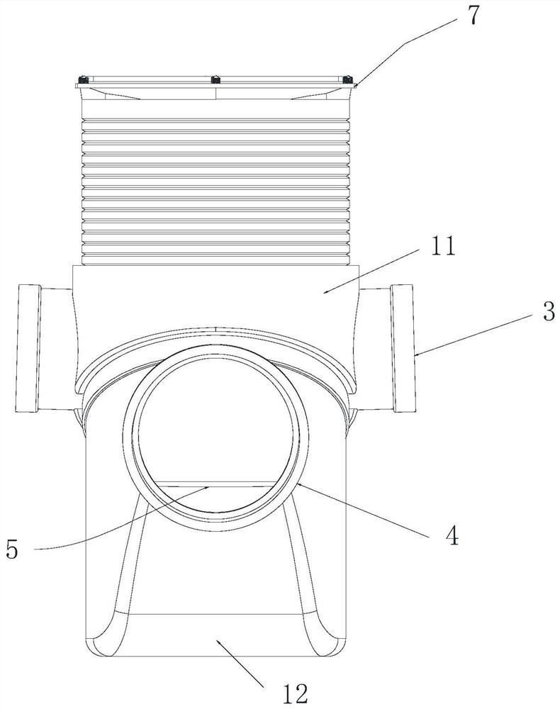 Epidemic prevention centralized water seal floor drain