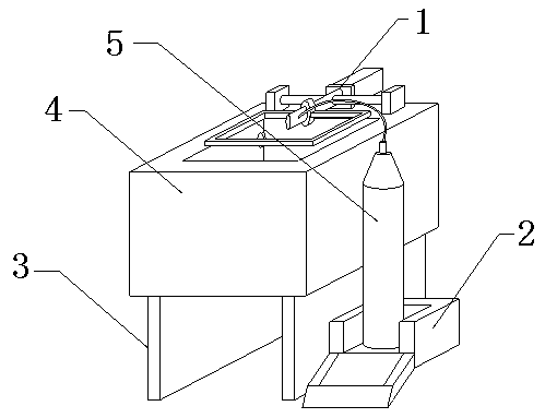 Precision casting part air impermeability detection device