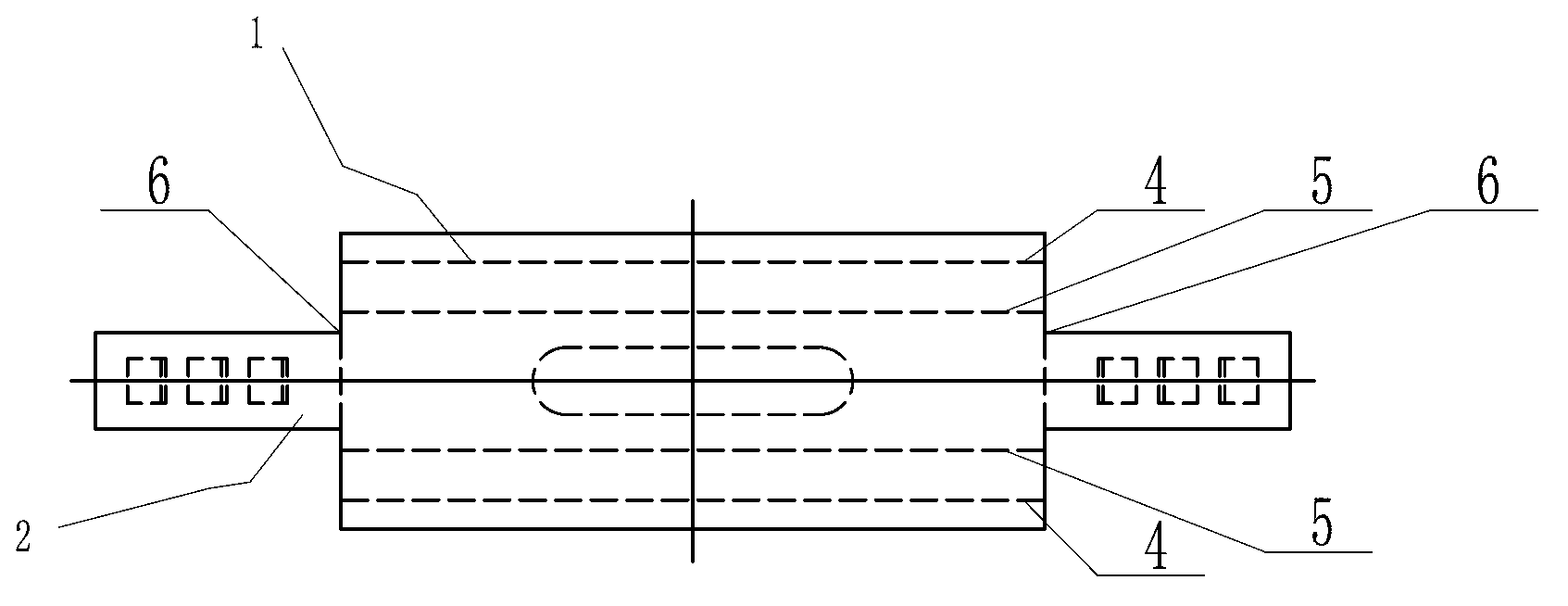 Groove-type embedded part