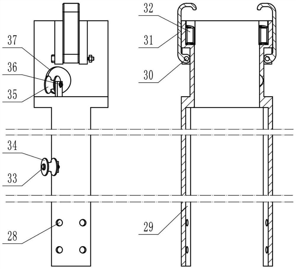 Sheathed long spindle and quick bobbin change device for high performance fiber weaving