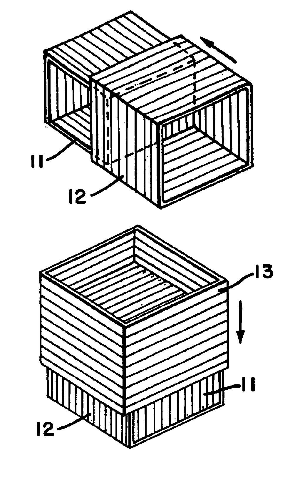 Blast resistant and blast directing containers and methods of making