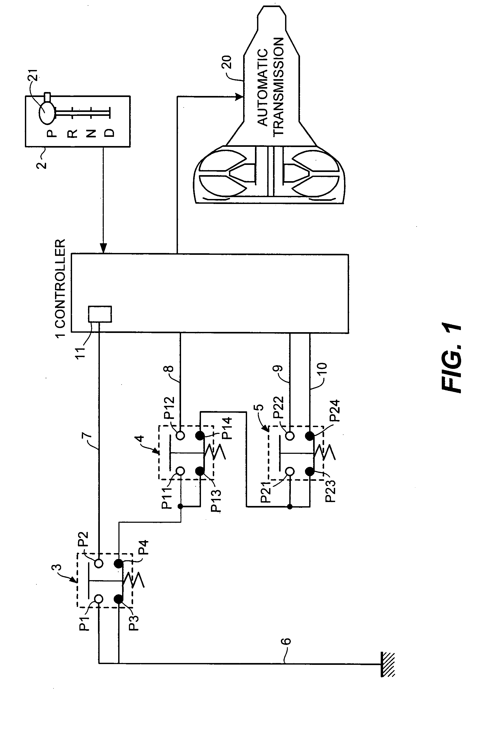 Control apparatus of automatic transmission with manual mode