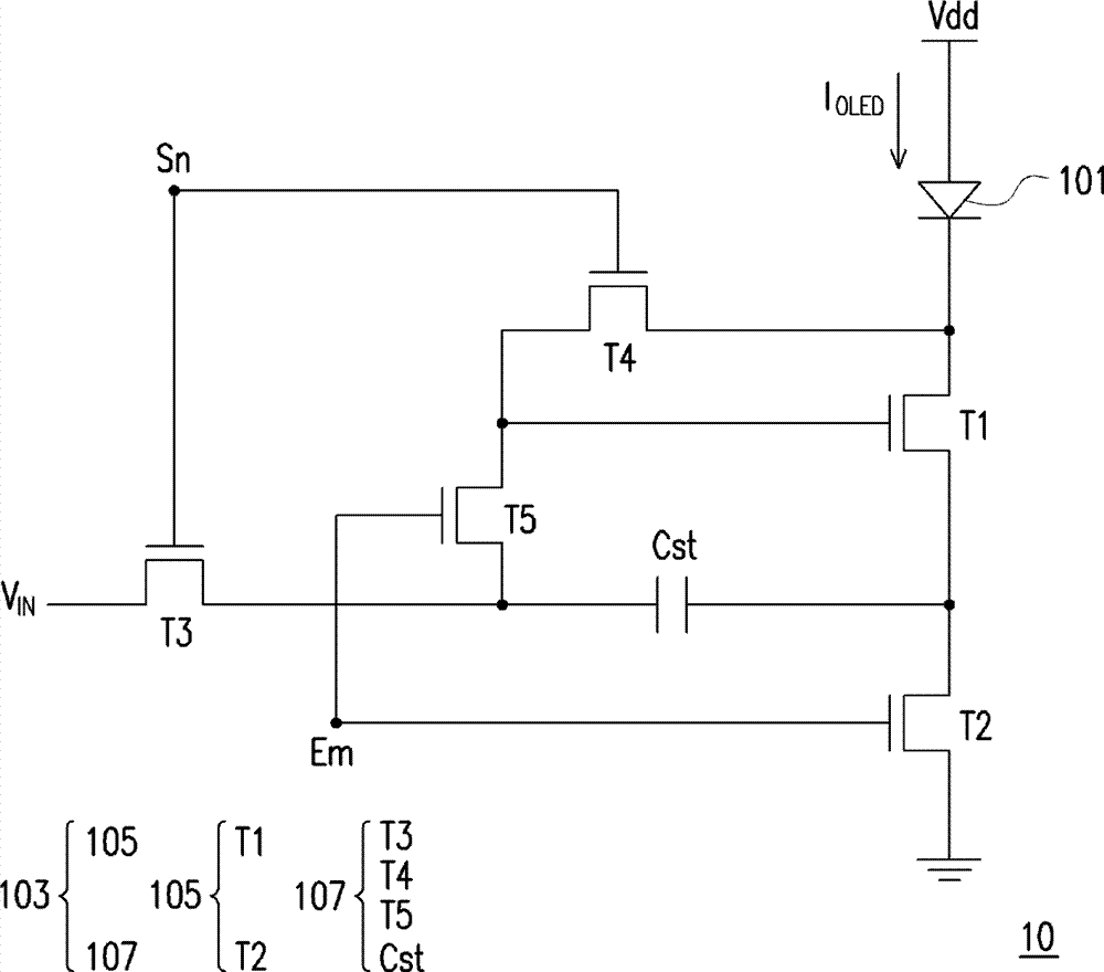 Light-emitting component driving circuit and pixel circuit