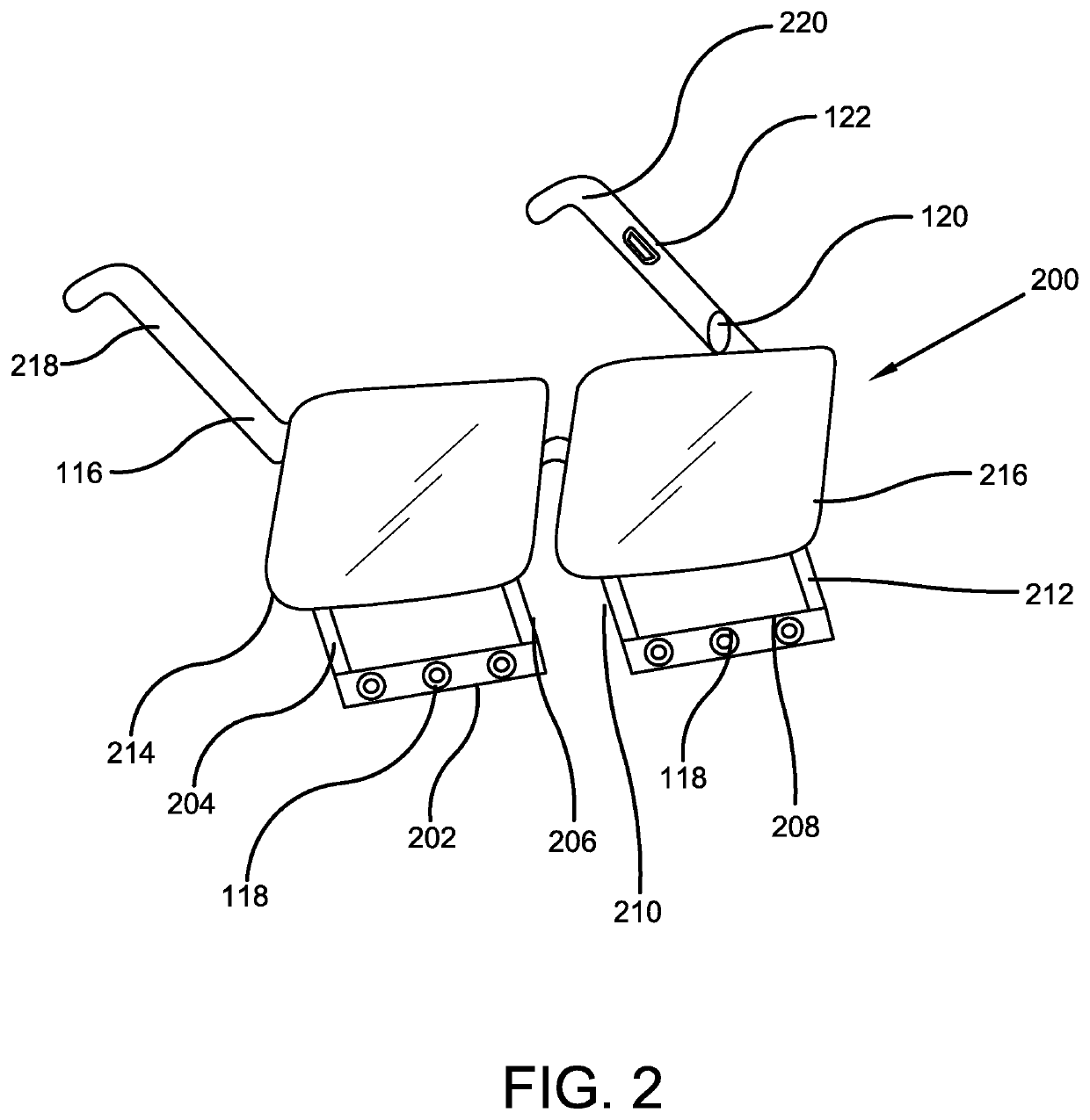 Ultraviolet Rays Radiating Personal Protective Eyewear Device