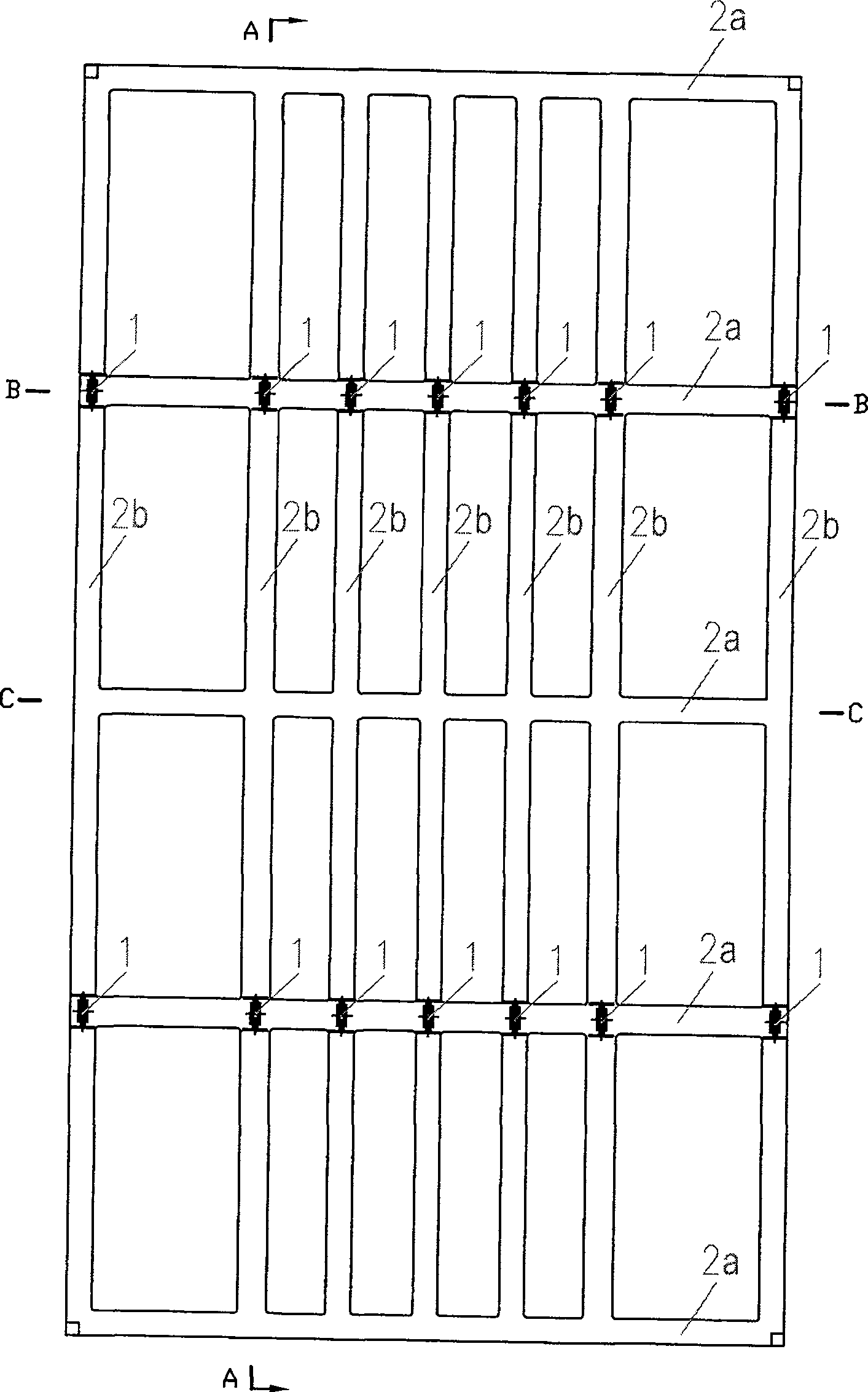 Hanging bracket for integral hoisting of ship superstructure and hoisting process