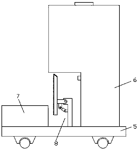 Feed feeding machine for breeding