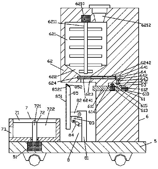 Feed feeding machine for breeding