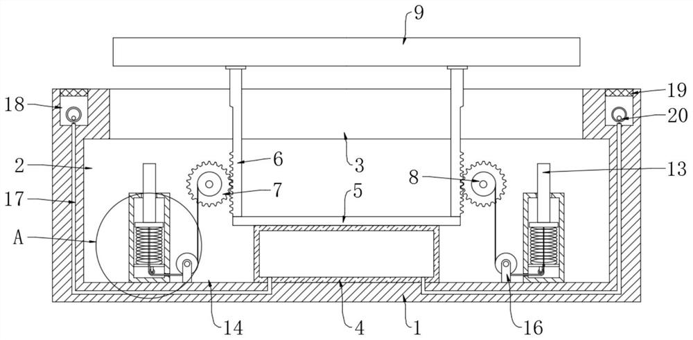 Blind sidewalk floor tile with vibration indication function