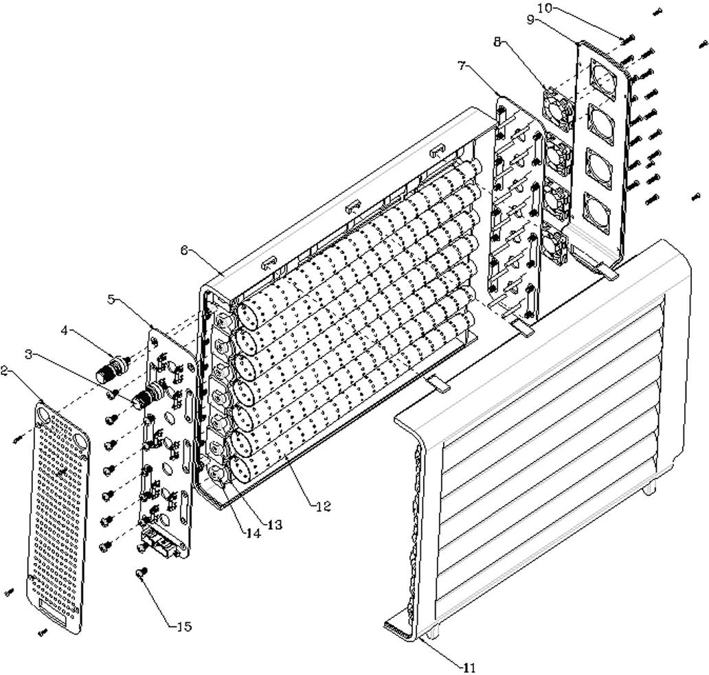 Battery power supply device