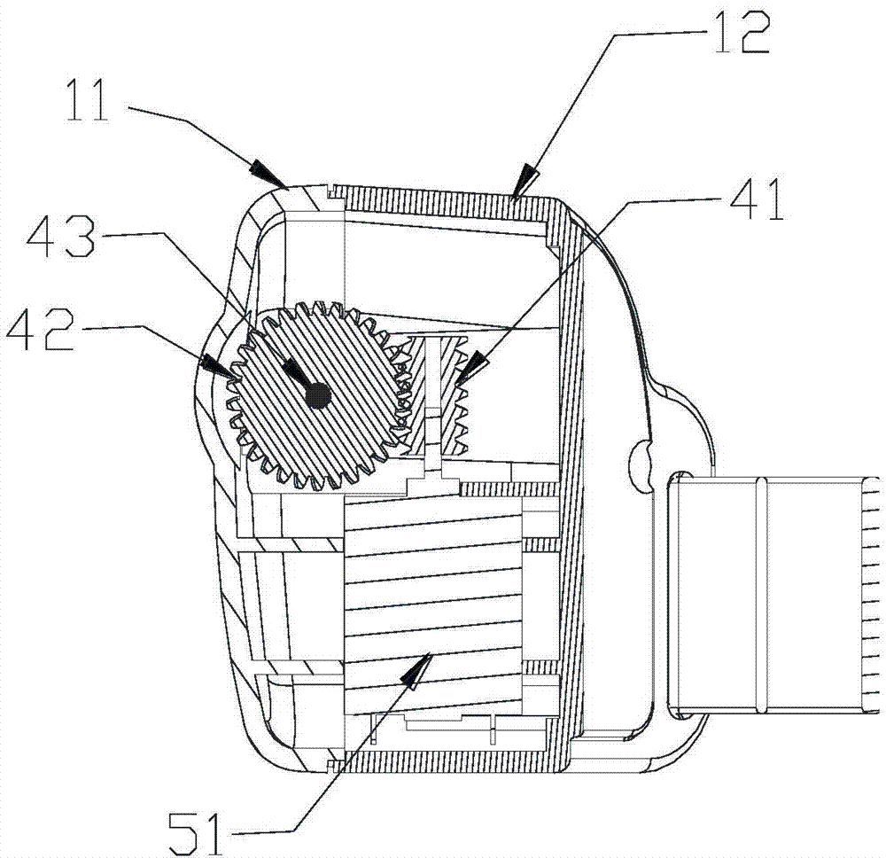 Head wear type automatic flip glasses