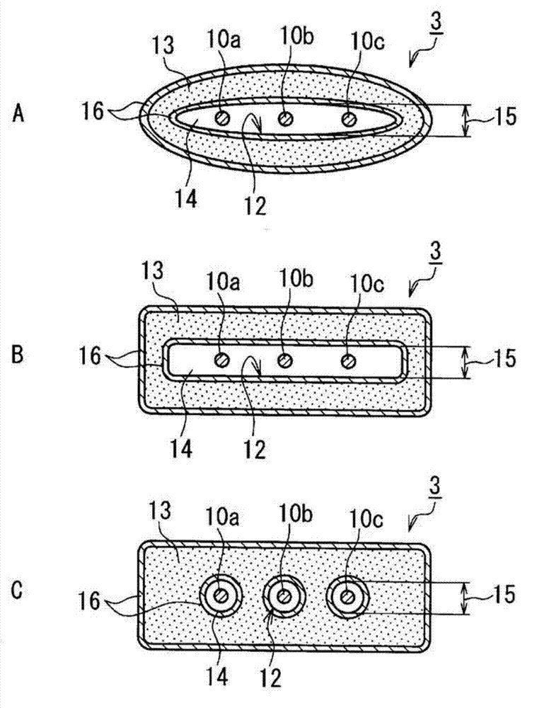 Super-high-molecular-weight polyolefin yarn, method for producing same, and drawing device